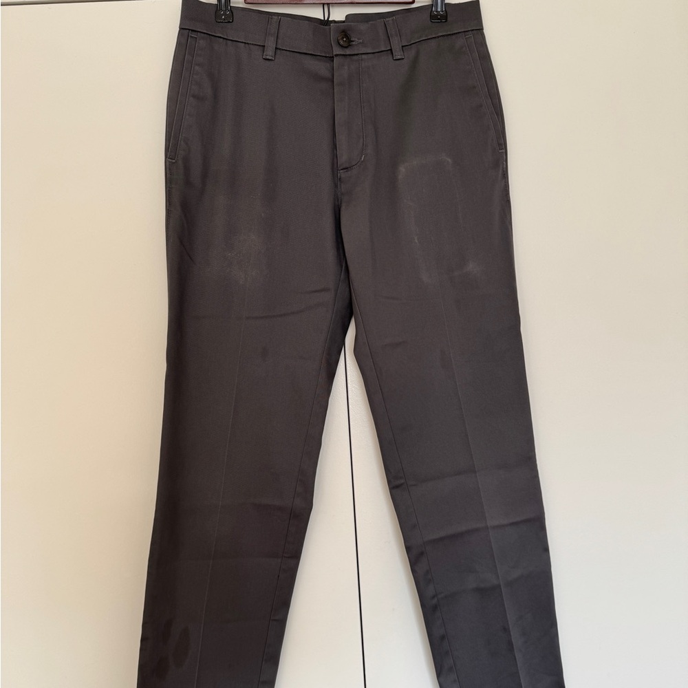 Gray Work Pants Men’s 32x32 Straight Leg Chef Restaurant Utility with BLEMISHES